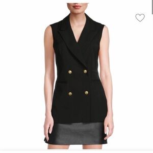 FRENCH CONNECTION Harrie Double Breasted Vest